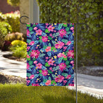 Blossom Tropical Flower Pattern Print House Flag