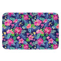 Blossom Tropical Flower Pattern Print Indoor Door Mat