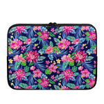 Blossom Tropical Flower Pattern Print Laptop Sleeve