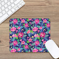 Blossom Tropical Flower Pattern Print Mouse Pad