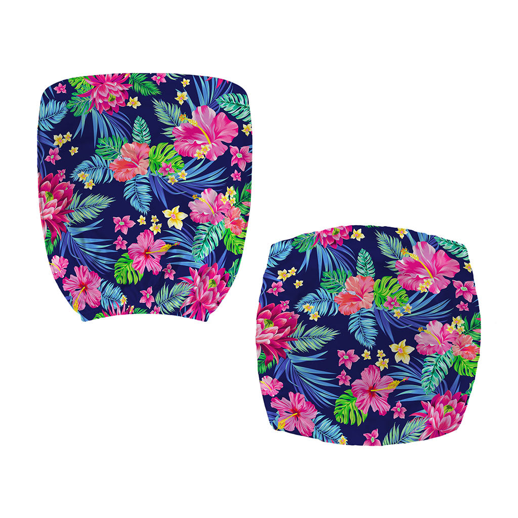 Blossom Tropical Flower Pattern Print Office Chair Cover