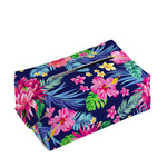 Blossom Tropical Flower Pattern Print Rectangle Tissue Box Cover
