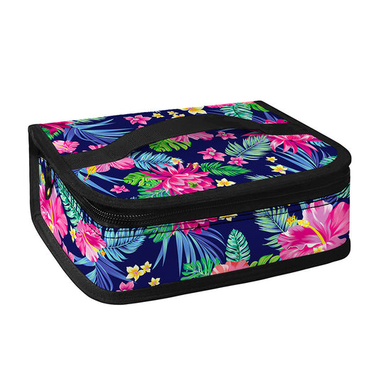 Blossom Tropical Flower Pattern Print Small Lunch Bag