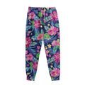 Blossom Tropical Flower Pattern Print Sweatpants