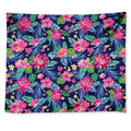 Blossom Tropical Flower Pattern Print Tapestry