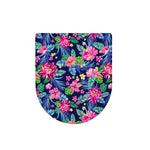 Blossom Tropical Flower Pattern Print Toilet Lid Cover
