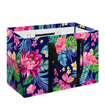 Blossom Tropical Flower Pattern Print Utility Tote Bag