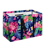 Blossom Tropical Flower Pattern Print Utility Tote Bag