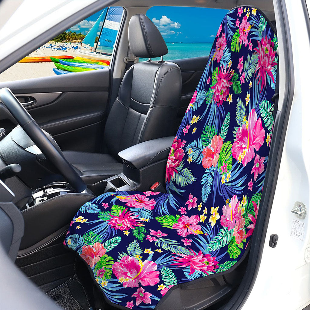 Blossom Tropical Flower Pattern Print Waterproof Car Seat Cover