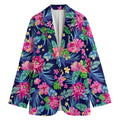 Blossom Tropical Flower Pattern Print Women's Blazer