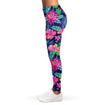 Blossom Tropical Flower Pattern Print Women's Leggings