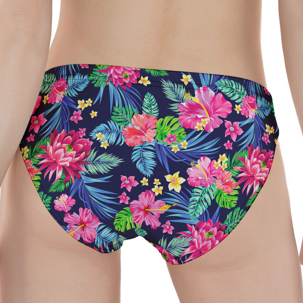Blossom Tropical Flower Pattern Print Women's Panties