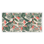 Blossom Tropical Leaves Pattern Print Beach Towel