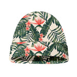 Blossom Tropical Leaves Pattern Print Beanie