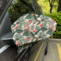 Blossom Tropical Leaves Pattern Print Car Side Mirror Covers