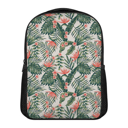 Blossom Tropical Leaves Pattern Print Casual Backpack
