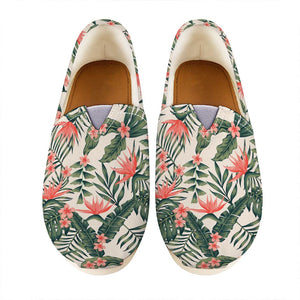 Blossom Tropical Leaves Pattern Print Casual Shoes