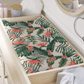 Blossom Tropical Leaves Pattern Print Changing Pad Cover