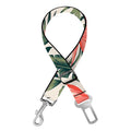 Blossom Tropical Leaves Pattern Print Dog Seat Belt