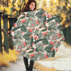 Blossom Tropical Leaves Pattern Print Foldable Umbrella