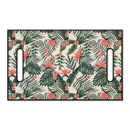 Blossom Tropical Leaves Pattern Print Golf Cart Seat Cover