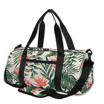 Blossom Tropical Leaves Pattern Print Gym Bag