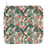 Blossom Tropical Leaves Pattern Print Hand Towel