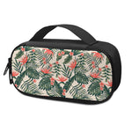 Blossom Tropical Leaves Pattern Print Insulin Cooler Travel Case