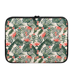 Blossom Tropical Leaves Pattern Print Laptop Sleeve