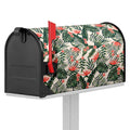 Blossom Tropical Leaves Pattern Print Mailbox Cover