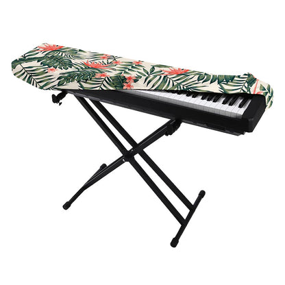Blossom Tropical Leaves Pattern Print Piano Keyboard Cover