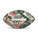 Blossom Tropical Leaves Pattern Print Rugby Ball