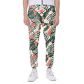 Blossom Tropical Leaves Pattern Print Joggers