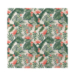 Blossom Tropical Leaves Pattern Print Silk Bandana