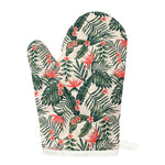 Blossom Tropical Leaves Pattern Print Single Oven Mitt