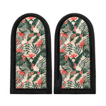 Blossom Tropical Leaves Pattern Print Skillet Handle Cover