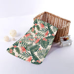 Blossom Tropical Leaves Pattern Print Towel