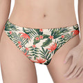 Blossom Tropical Leaves Pattern Print Women's Thong