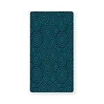Blue Aboriginal Dot Pattern Print Baby Crib Sheet