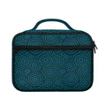 Blue Aboriginal Dot Pattern Print Briefcase Bible Bag