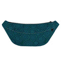 Blue Aboriginal Dot Pattern Print Fanny Pack