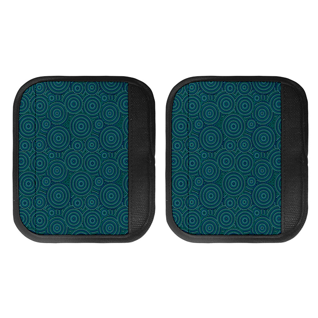 Blue Aboriginal Dot Pattern Print Handle Covers