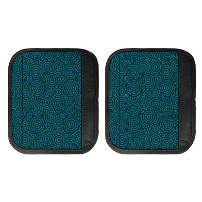 Blue Aboriginal Dot Pattern Print Handle Covers
