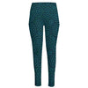 Blue Aboriginal Dot Pattern Print High-Waisted Pocket Leggings