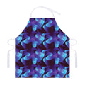 Blue Abstract Spirit Print Adjustable Apron