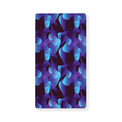 Blue Abstract Spirit Print Baby Crib Sheet