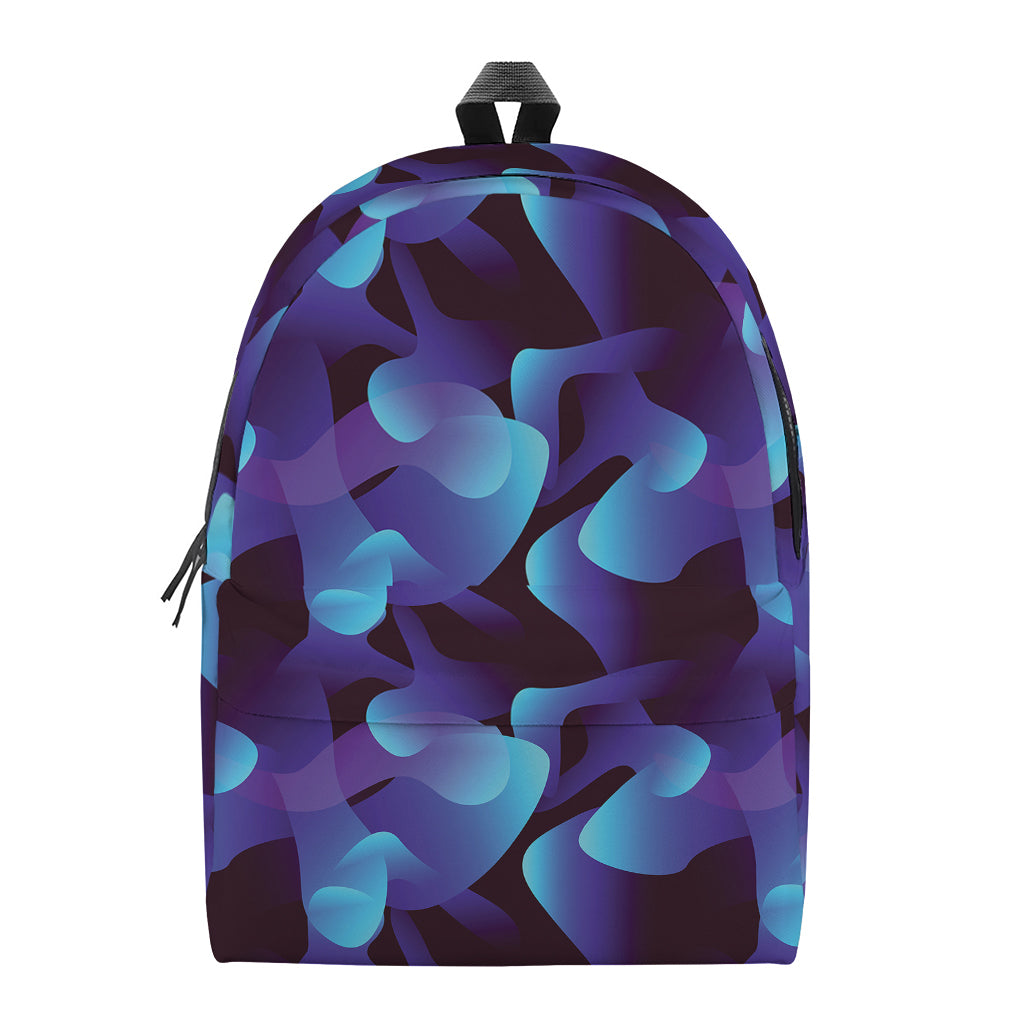 Blue Abstract Spirit Print Backpack