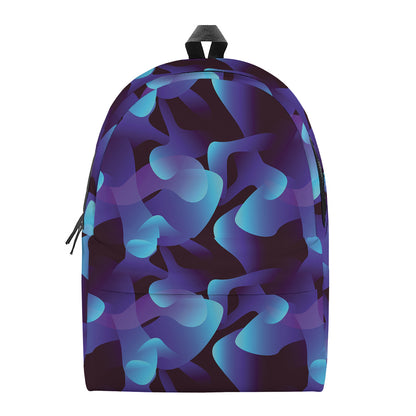 Blue Abstract Spirit Print Backpack