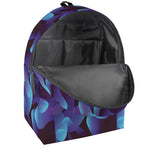 Blue Abstract Spirit Print Backpack