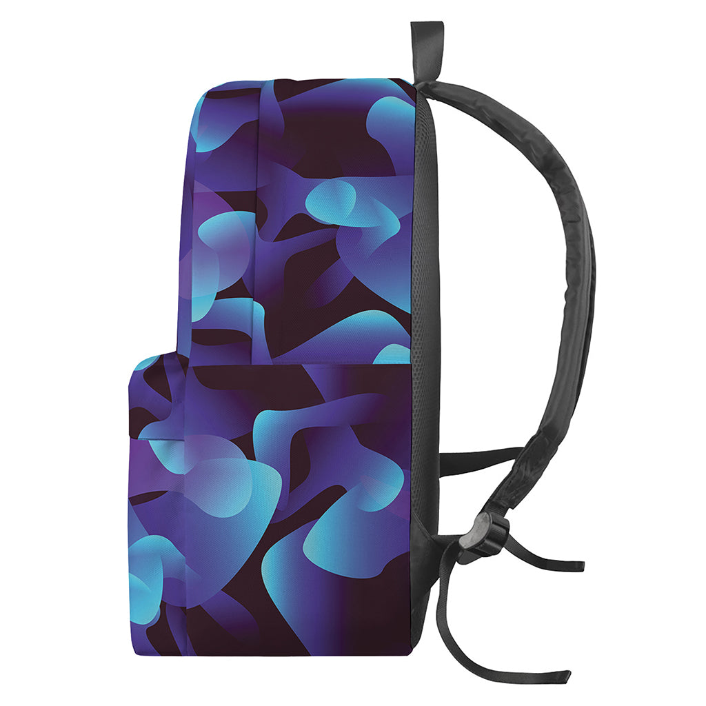 Blue Abstract Spirit Print Backpack